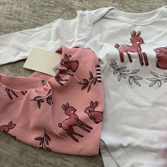 Woodland Baby Outfit - 3 Piece Set - Picture 4 of 4